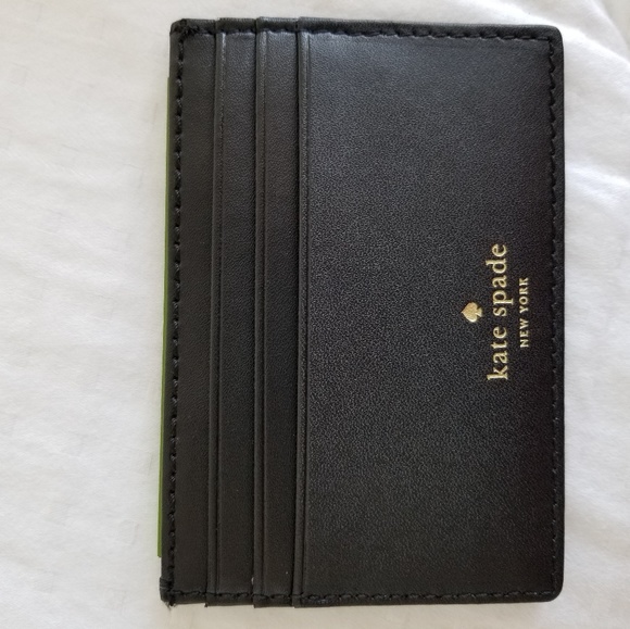 Kate Spade Black and Gold Wallet - Picture 3 of 4